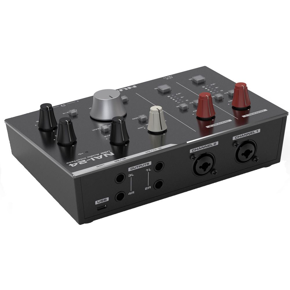 NUX NAI-24 USB-C Audio Interface with Class A Preamps & Cubase LE