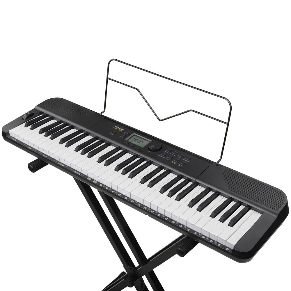 NUX NEK-100 61-Key USB Arranger Keyboard with MIDI, Live Phrases & Rechargeable Battery