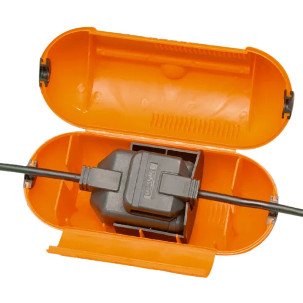 Outdoor Waterproof Plug-to-Socket Splashproof Extension Lead Cover