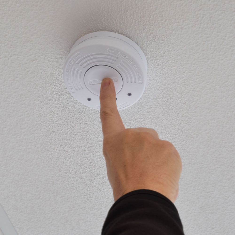 Photoelectric Smoke Alarm with 10-Year Sealed Battery