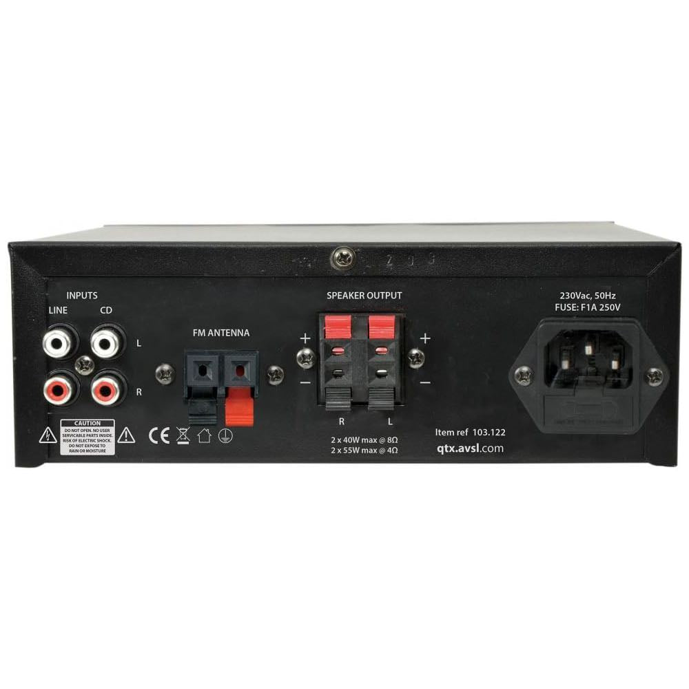 QTX KAD-2BT Digital Audio Stereo Bluetooth Amplifier