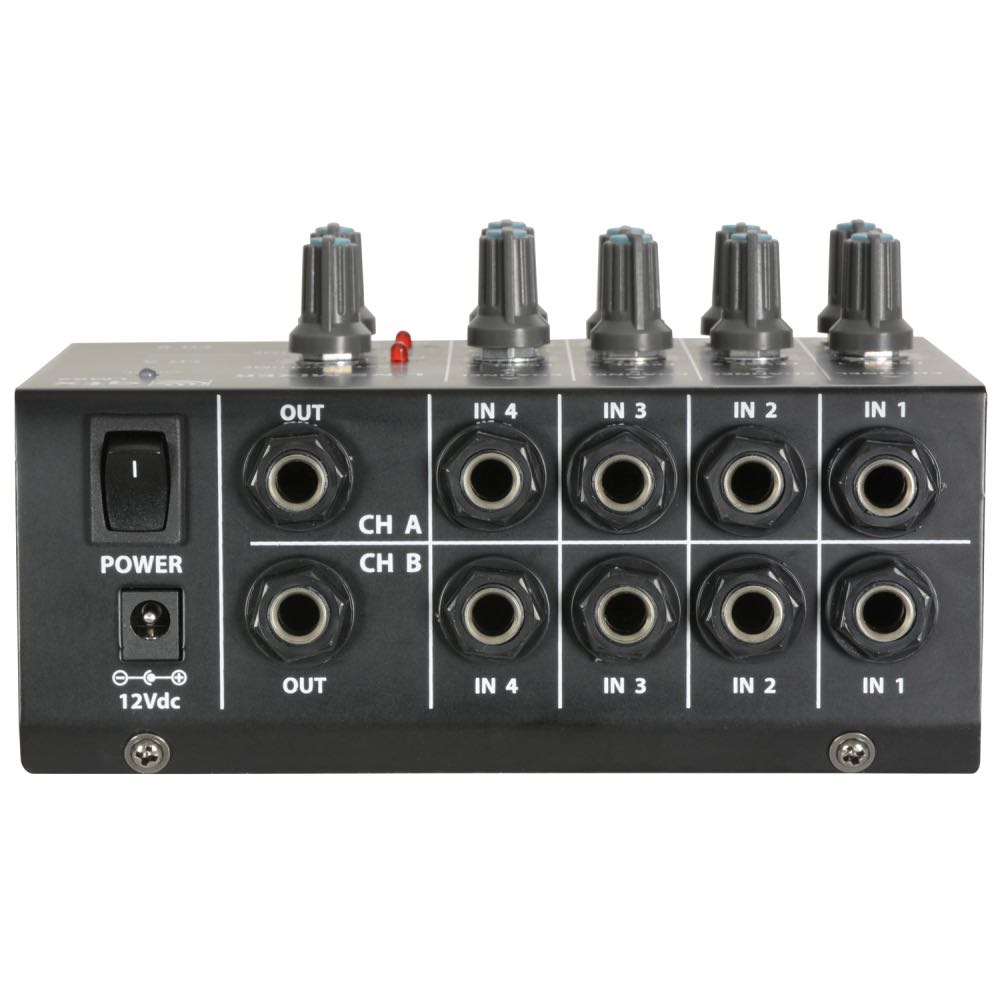 QTX Mini Line Level Mobile Audio Mixer