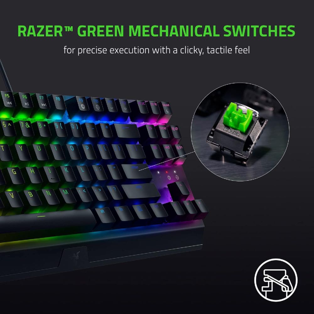 Razer BlackWidow V3 TKL RGB Mechanical Gaming Keyboard (UK Layout)
