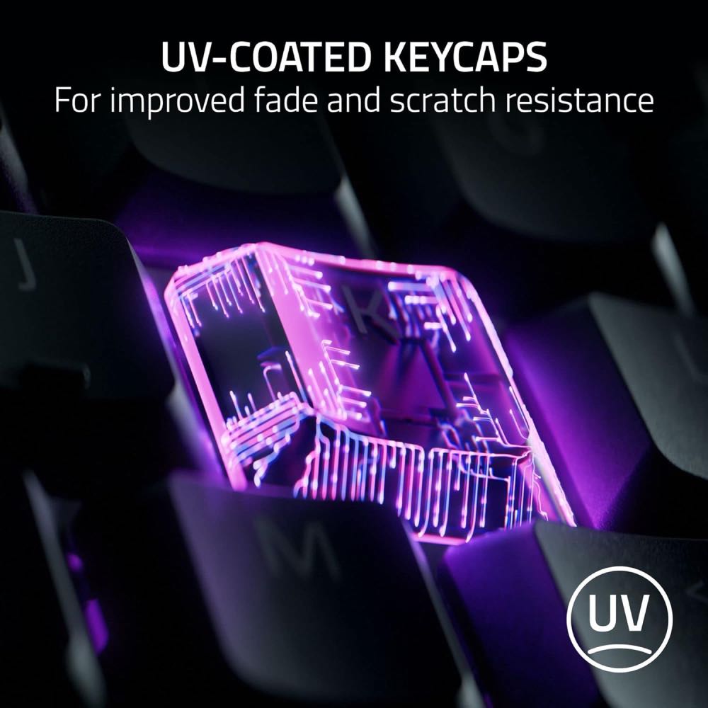 Razer Ornata V3 TKL RGB USB Gaming Keyboard with Wrist Support (Low-Profile UK Layout)