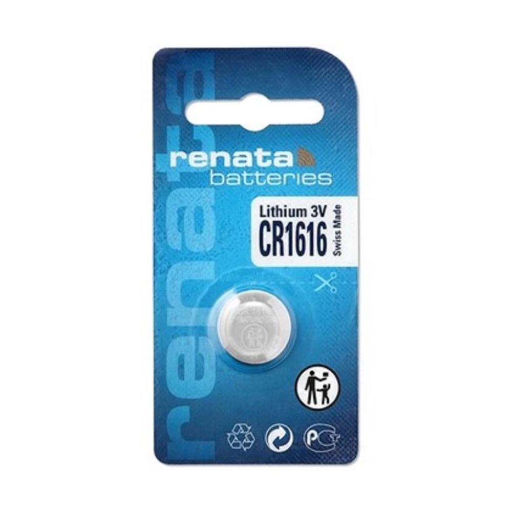 Renata CR1616 3V Lithium Coin Cell Battery – Swiss Made – Pack of 1