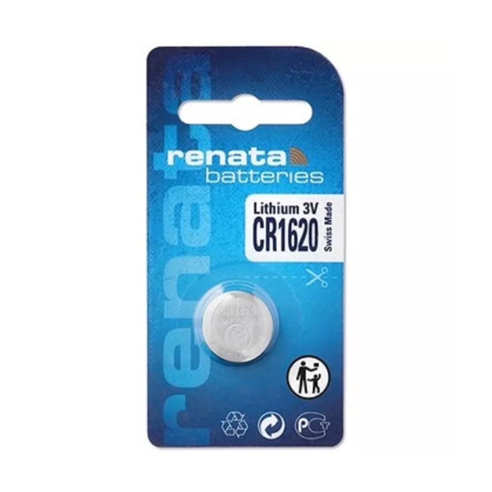Renata CR1620 3V Lithium Coin Cell Battery – Swiss Made – Pack of 1