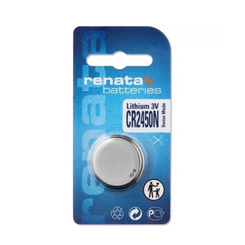 Renata CR2450N 3V Lithium Coin Cell Battery – Swiss Made – Pack of 1