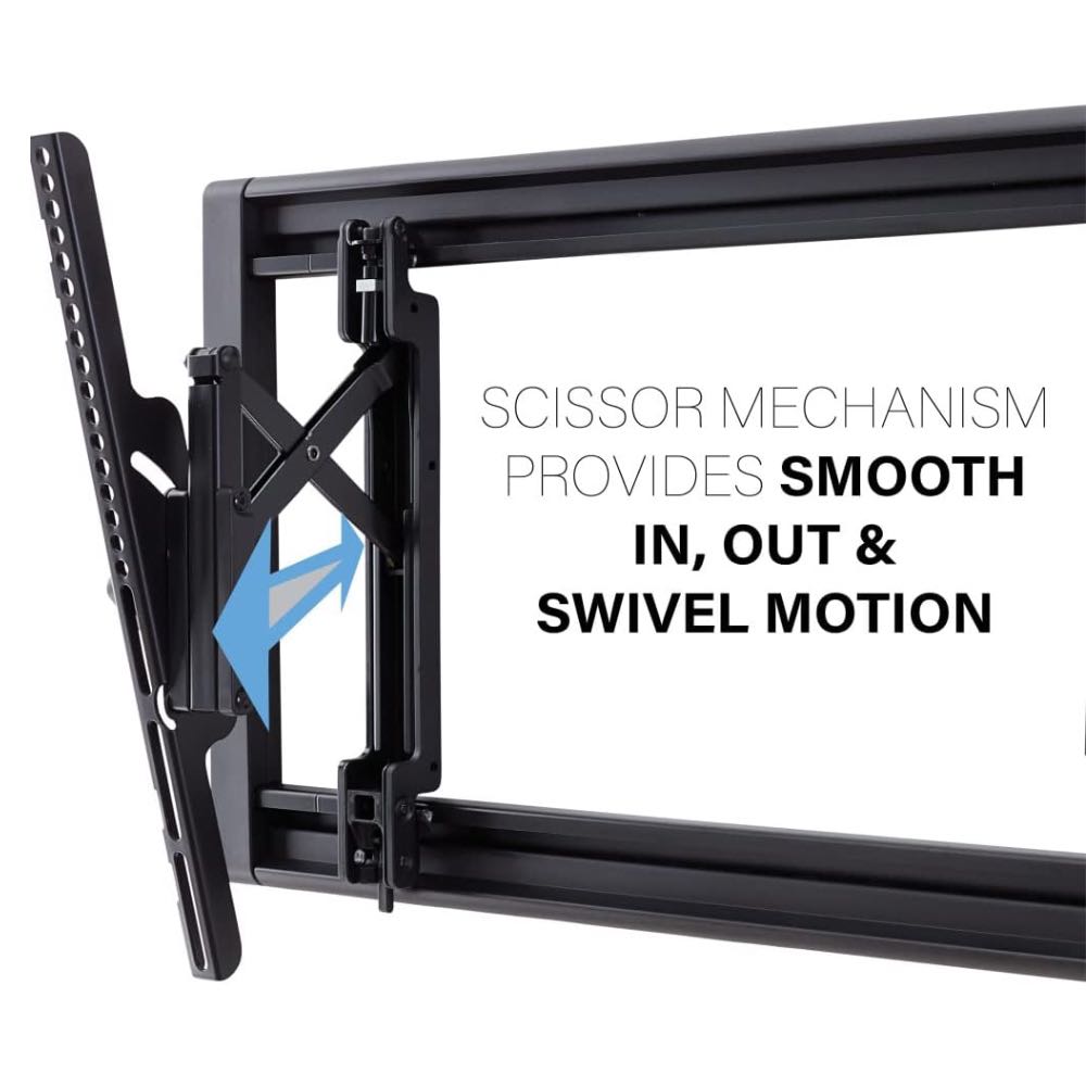 Large Bracket for 42-90 Inch Flat Screen TV with Scissor & Swivel Motion