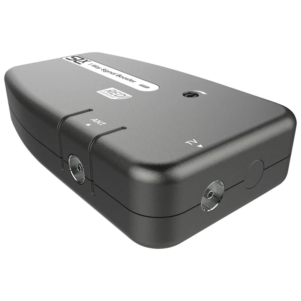 5G Compatible 1 Way Signal Booster Aerial Amplifier Distributes HD TV, Freeview, DAB, FM Signals