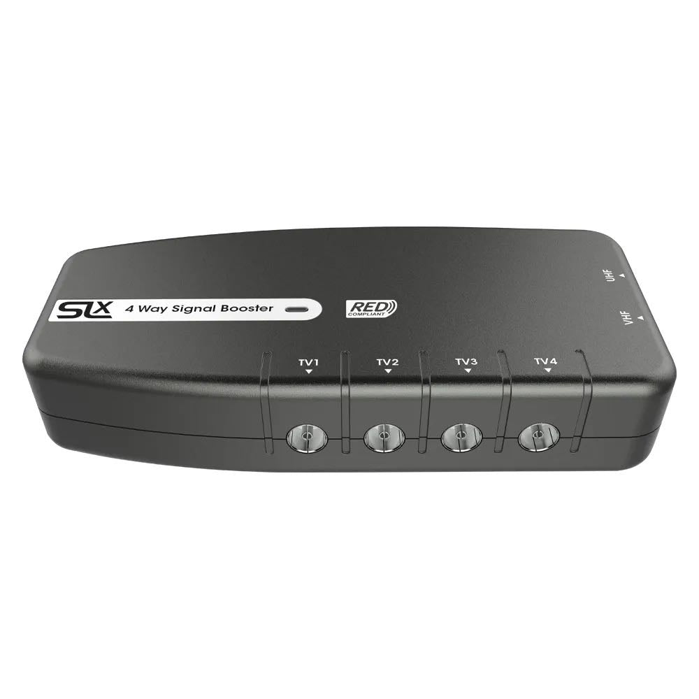 Signal Booster Aerial Amplifier Distribution Kit with RED Compliance & 5G Compatibility 4 Way