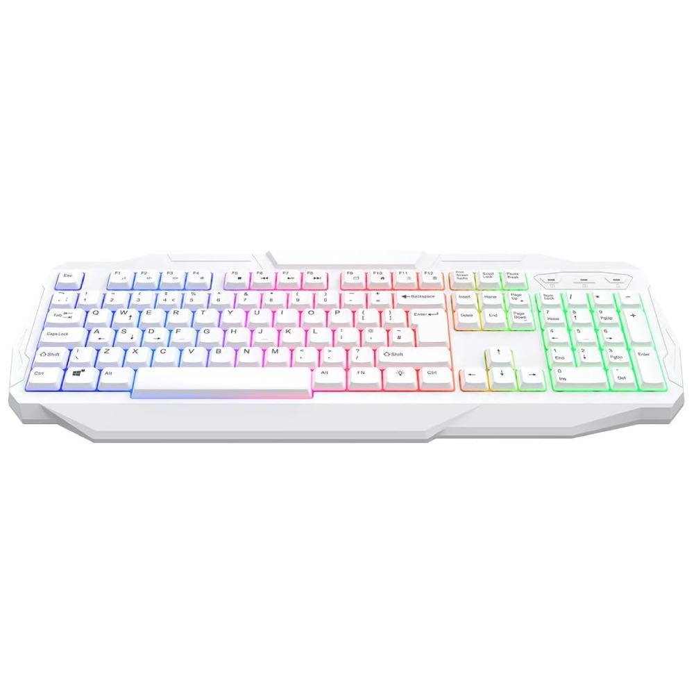 Scorpion CiT 4-in-1 PC Gaming Bundle – Keyboard, Mouse, Headset & Mousemat (White)