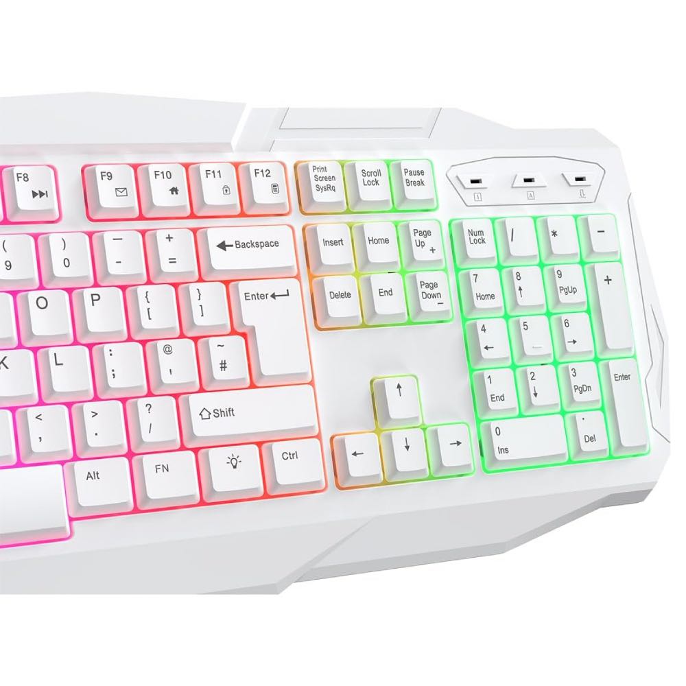 Scorpion CiT 4-in-1 PC Gaming Bundle – Keyboard, Mouse, Headset & Mousemat (White)