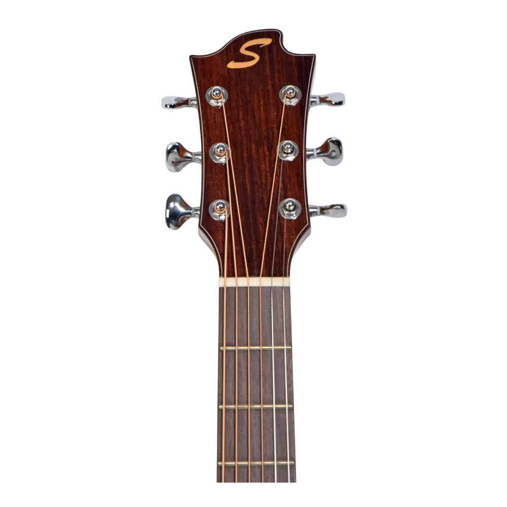Sevinia Signature Series Western Electro-Acoustic Guitar – All-Solid Wood + Bag & Strap