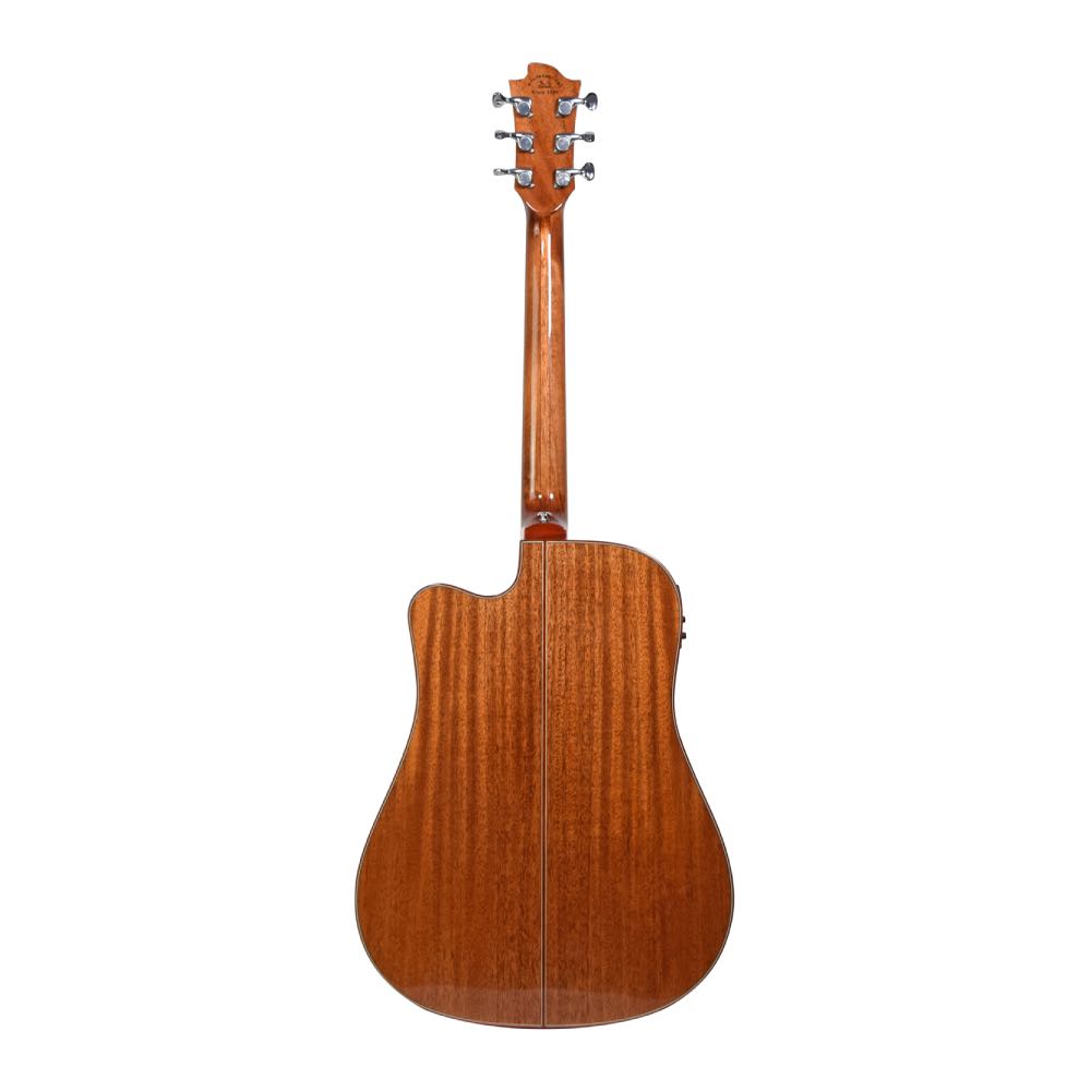 Sevinia Signature Series Western Electro-Acoustic Guitar – All-Solid Wood + Bag & Strap