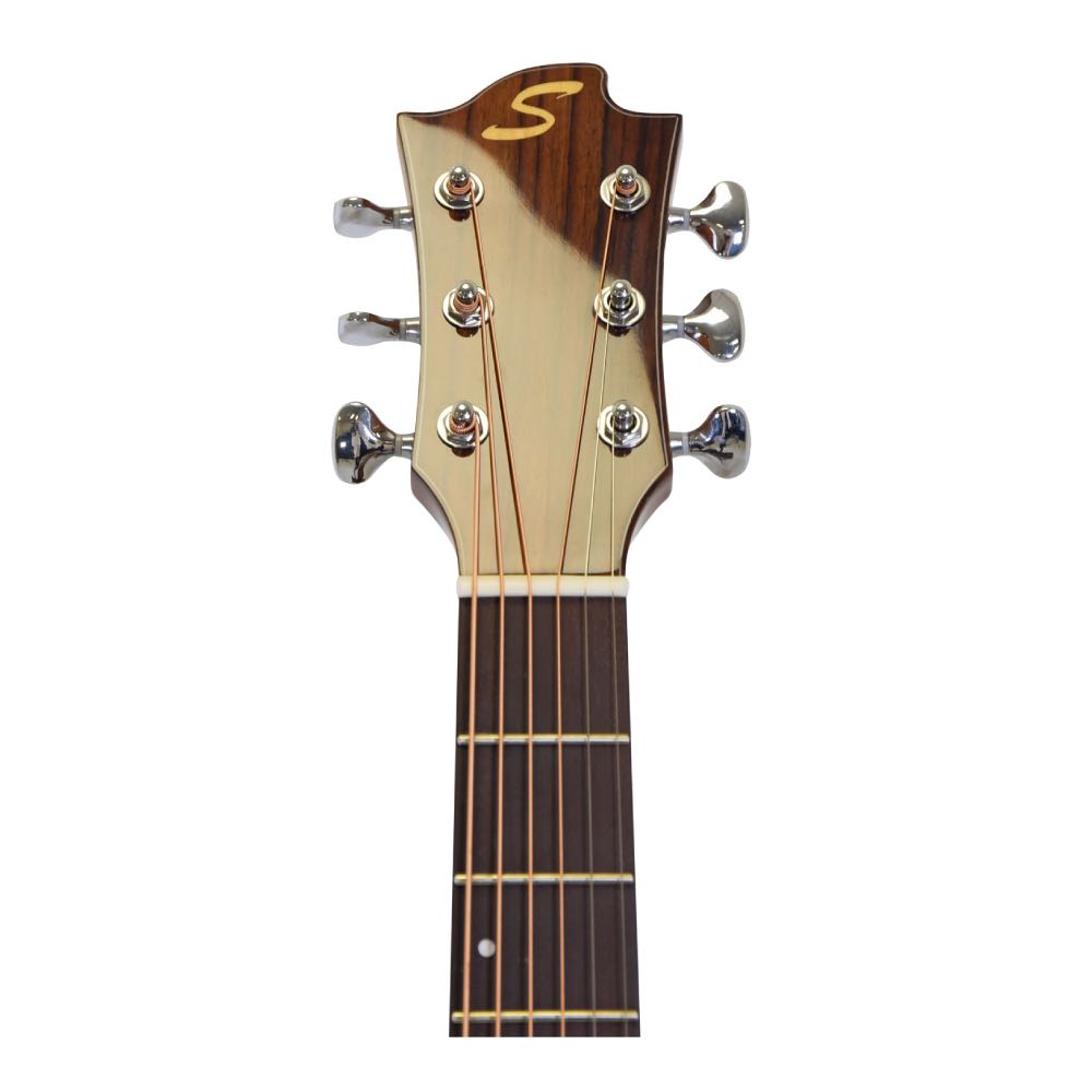 Sevinia Solid Top Grand Auditorium – Cedar & Rosewood Electro-Acoustic Guitar