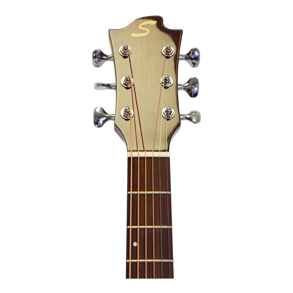 Sevinia Solid Top Orchestra Model – Cedar & Rosewood Electro-Acoustic Guitar