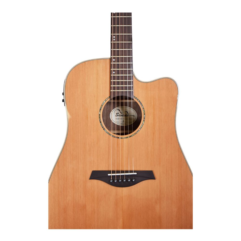Sevinia Solid Top Western – Cedar & Rosewood Electro-Acoustic Guitar