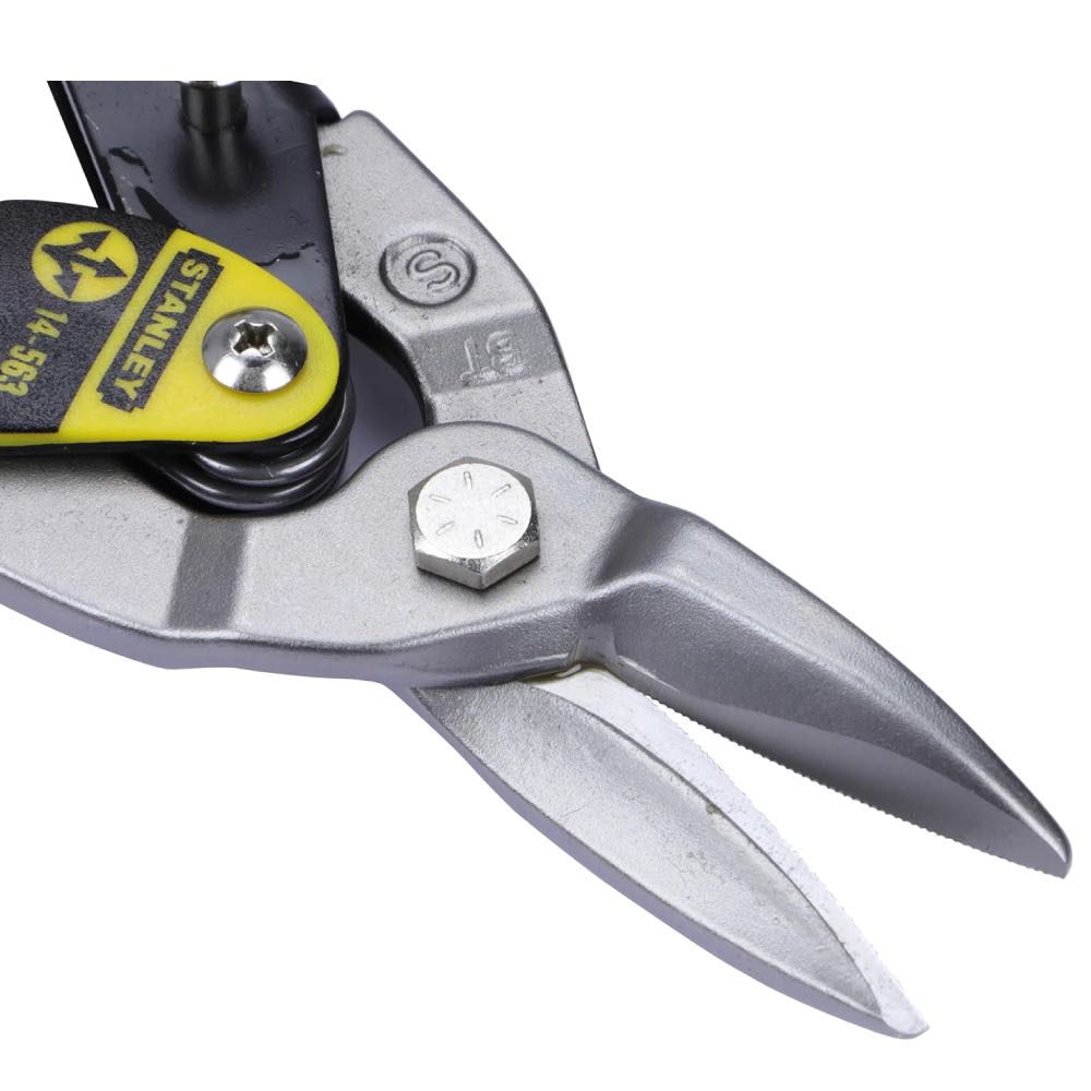 Stanley FatMax 250mm Straight-Cut Aviation Tin Snips for Metal & Sheet Materials