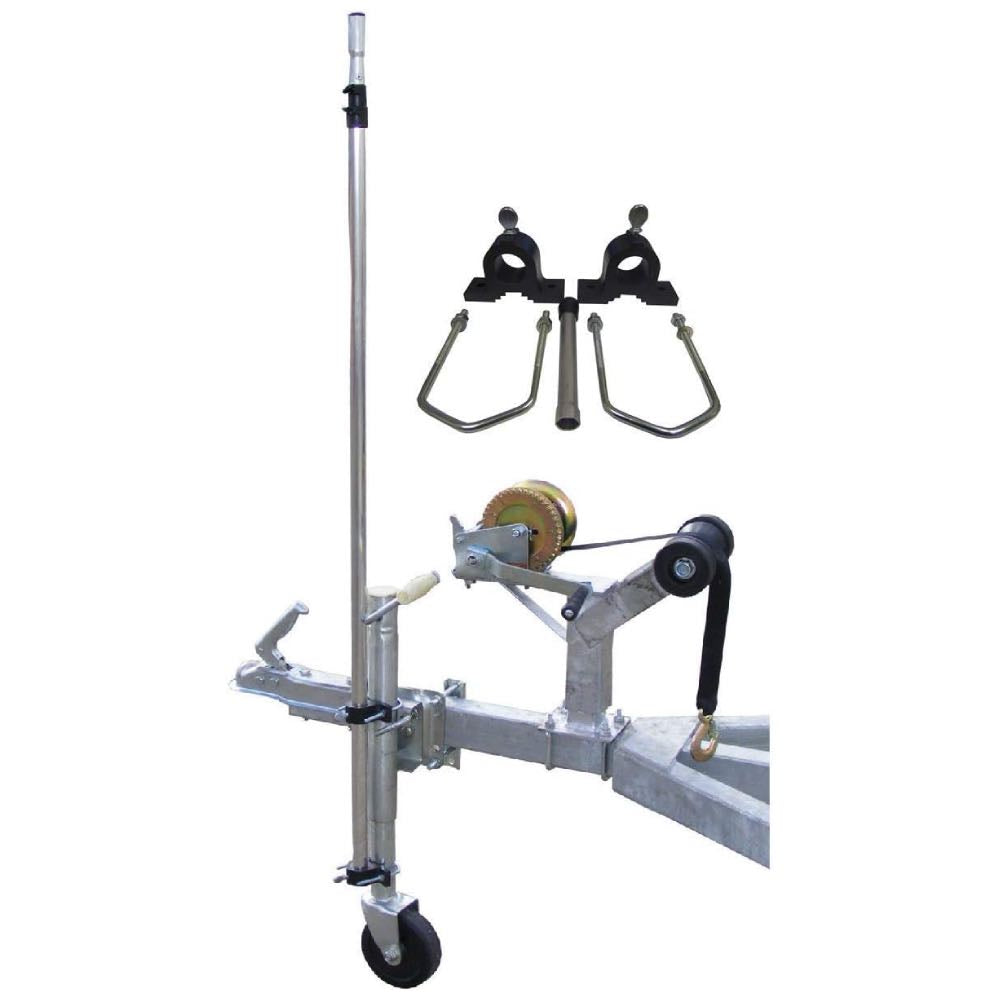 Telescopic Caravan Camping Jockey Wheel Digital TV Aerial Mounting Mast Pole