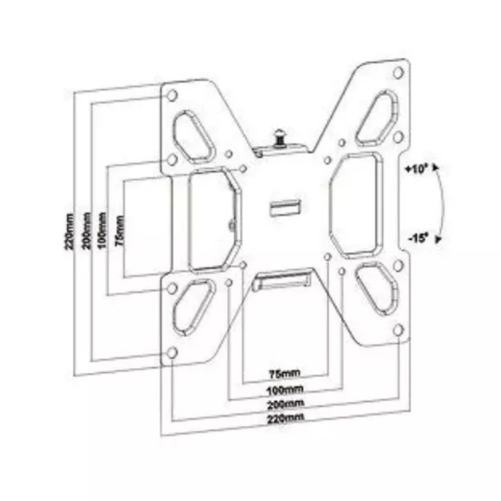 TV Flat Wall Mounting Bracket VESA Plate