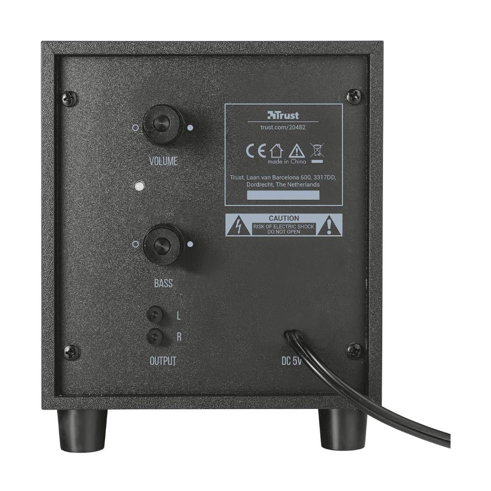 Trust Avora USB 2.1 Mini Desktop Speaker System with Subwoofer – Black