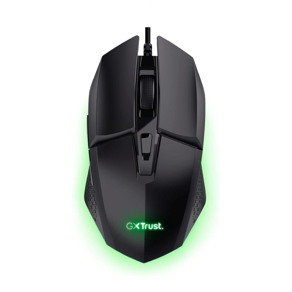 Trust GXT 109 Felox Illuminated Gaming Mouse with Adjustable 6400 DPI & 6-Button Control