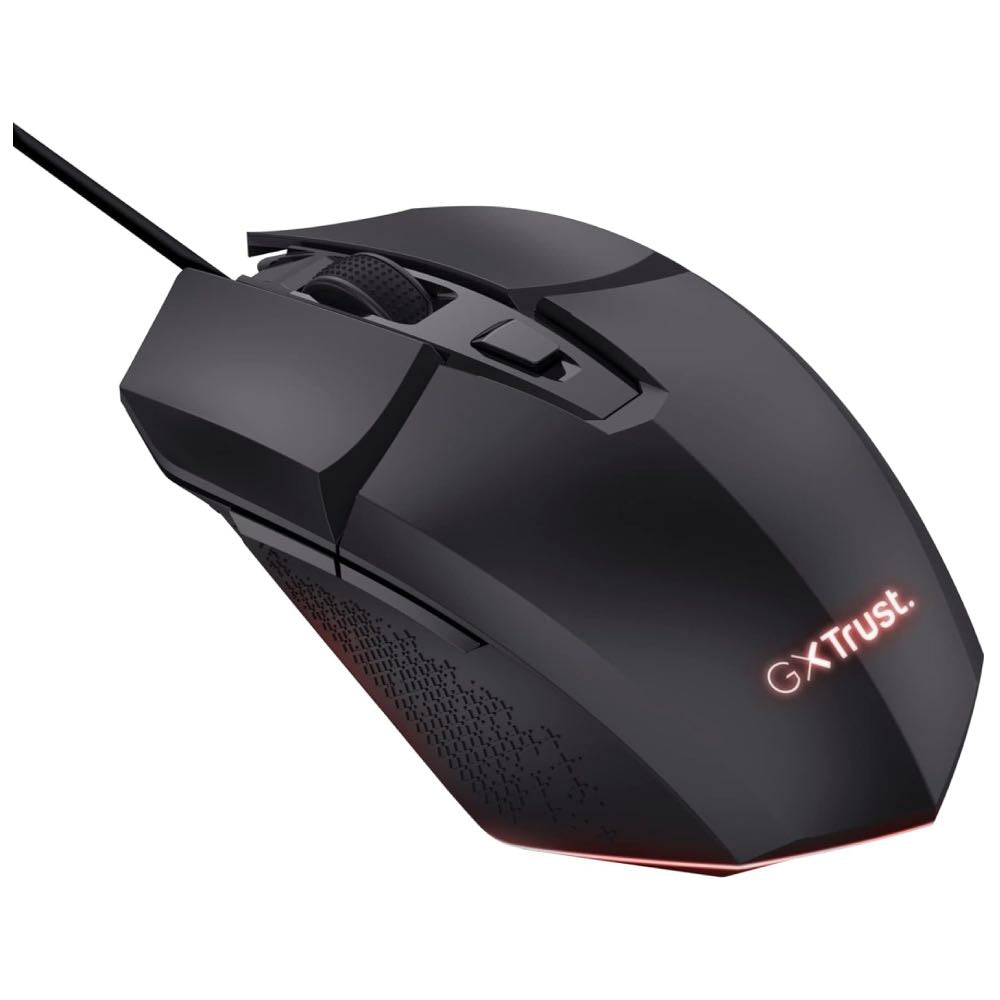 Trust GXT 109 Felox Illuminated Gaming Mouse with Adjustable 6400 DPI & 6-Button Control