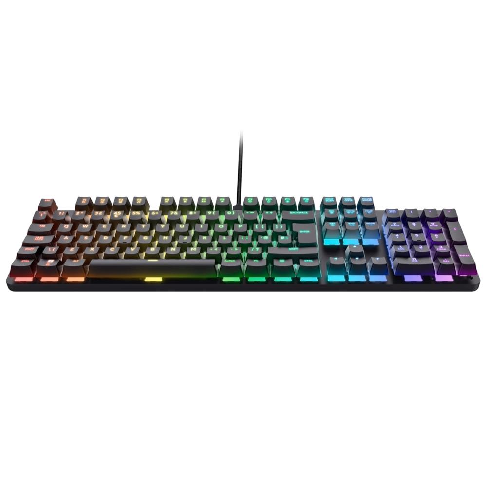 Trust GXT 871 Zora USB Mechanical Gaming Keyboard (Full-Size UK Layout)