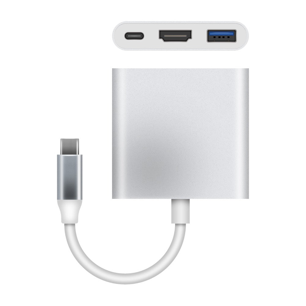 USB-C to USB-3 & HDMI Adaptor with 20W Fast Charging