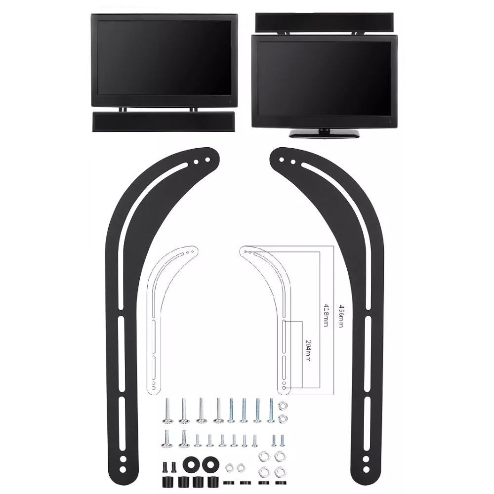 Universal TV Soundbar Bracket with Fixings