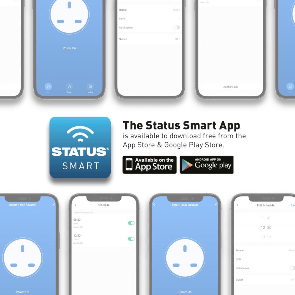 Wi-Fi Smart Plug Socket – Alexa & Google Home Compatible