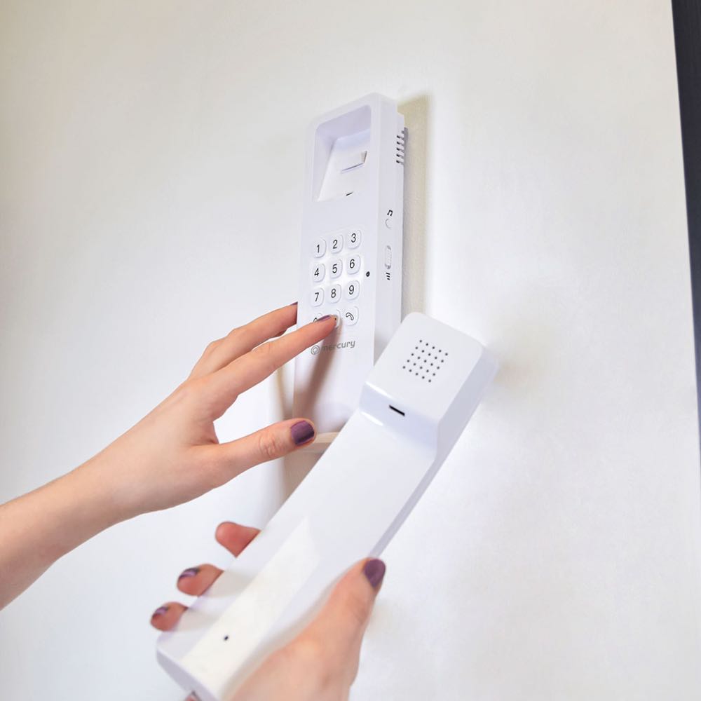 Wireless Digital Door Phone System with 300m Range & Lock Release Support