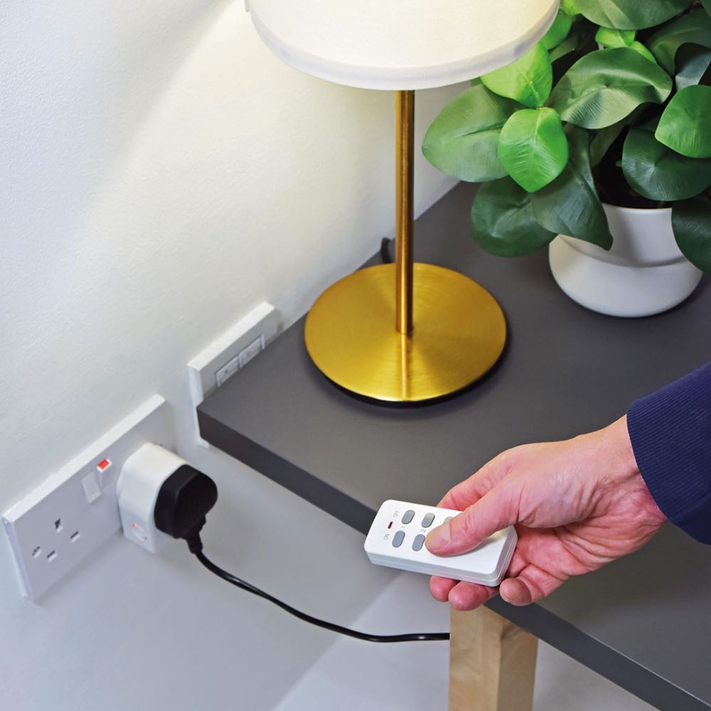 Wireless Remote Control Programmable Self-Learning 13A Socket Set – 3 Pack