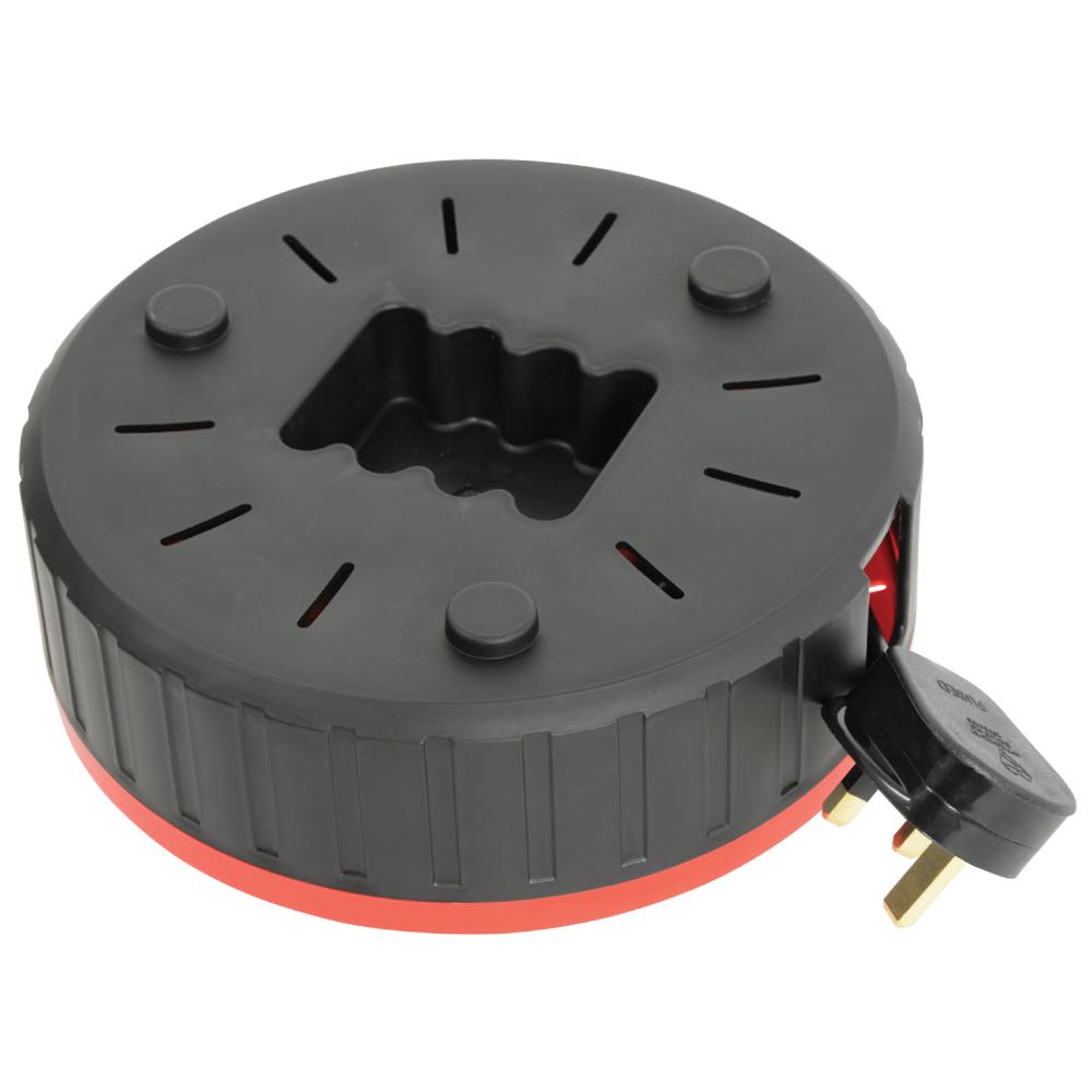 10m 4-Gang Enclosed Extension Reel with Thermal Cut-Out