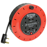 10m 4-Gang Enclosed Extension Reel with Thermal Cut-Out