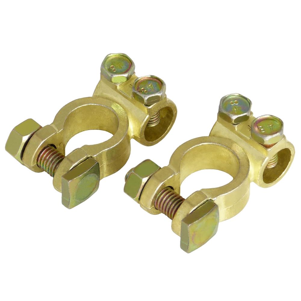 12V Car, Van, Motorhome & Leisure Battery Clamp Terminals