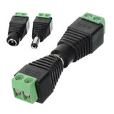 12V DC 2.1mm x 5.5mm Male & Female Power Connector Plug Set