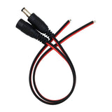 12V DC 2.1mm x 5.5mm Power Connector Lead – Male, Female or Set – 300mm