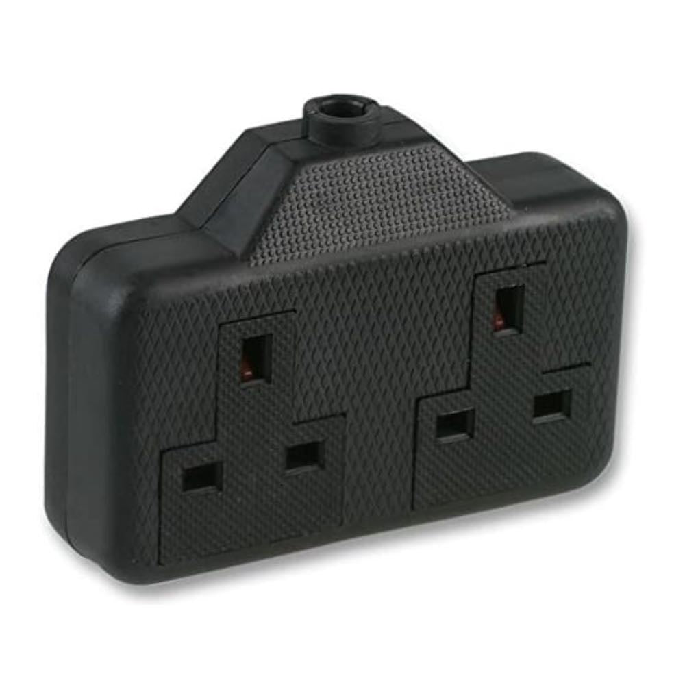 16A Plug to 2 x 13A Sockets 240V Caravan Hook-Up Power Splitter Cable – Various Lengths