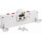 13A 4-Way Low Profile Plug-In Switched Socket Adapter with Surge Protection & Individual Switches