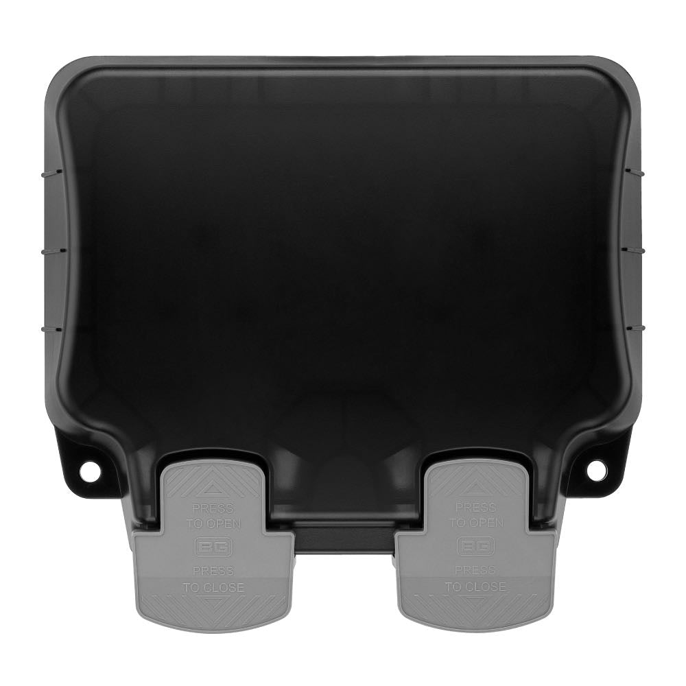 13A Outdoor IP66 Weatherproof Double Switched Wall Socket
