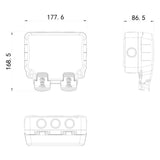 13A Outdoor IP66 Weatherproof Double Switched Wall Socket