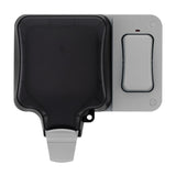 13A Outdoor IP66 Weatherproof Single Socket with External Switch