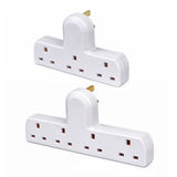 13A Plug-In Socket Extender – 3 Way / 4 Way Multi Socket Adapter