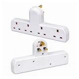 13A Plug-In Socket Extender – 3 Way / 4 Way Multi Socket Adapter