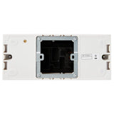 13A Single Socket to Triple Switched Socket Converter with Backbox (3-Gang)