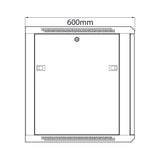 19" Rack Cabinet with Lockable Front Door – 12U – 600mm Depth