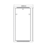 19" Rack Cabinet with Lockable Front Door – 22U – 600mm Depth
