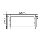 19" Rack Cabinet with Lockable Front Door – 4U – 450mm Depth