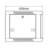 19" Rack Cabinet with Lockable Front Door – 6U – 450mm Depth